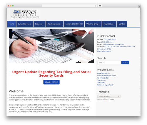 Gns ccms WordPress plugin - swanincometax.com