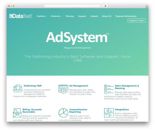Datafest WordPress theme - datafest.com