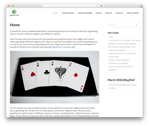 Estera WordPress theme - agambleforgod.org Estera WordPress theme - agambleforgod.org