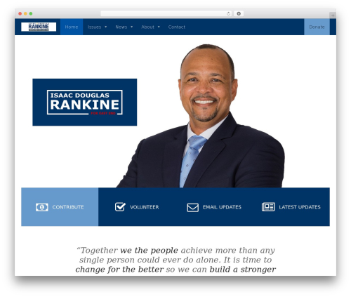 FrontRunner WP theme - isaacrankine.com