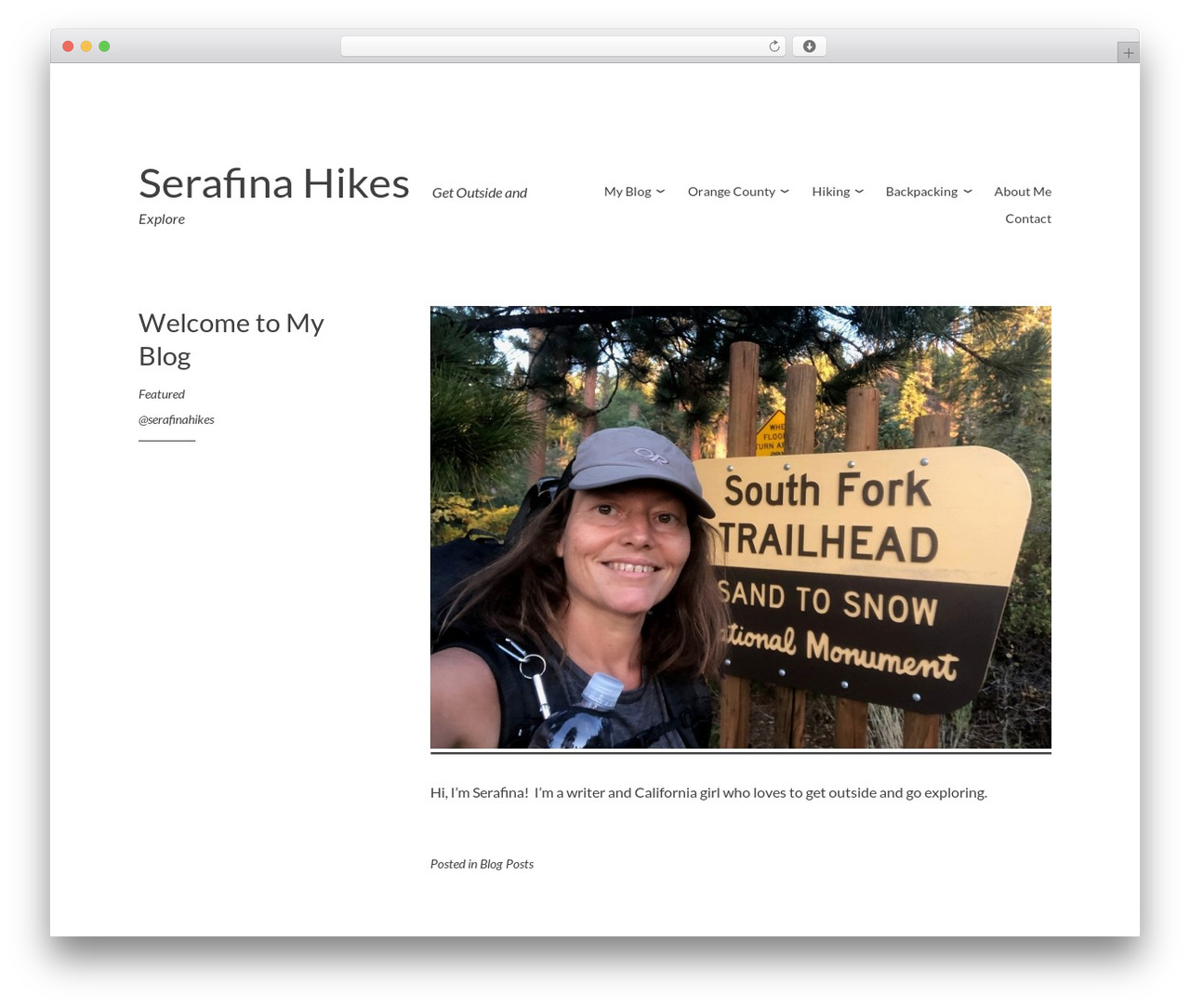 H4 WordPress theme - serafinahikes.com H4 WordPress theme - serafinahikes.com