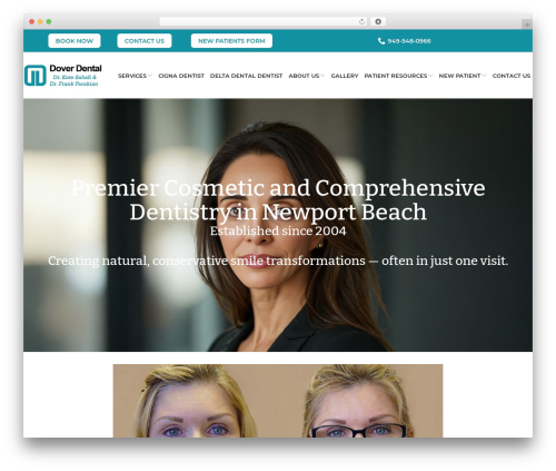 Reach Local WP theme - doverdental.com