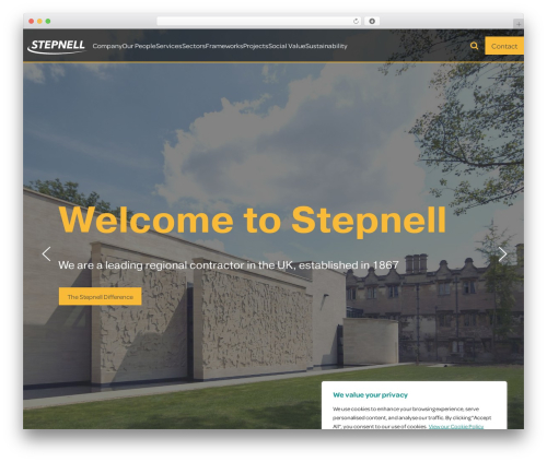 stepnell theme WordPress - stepnell.co.uk