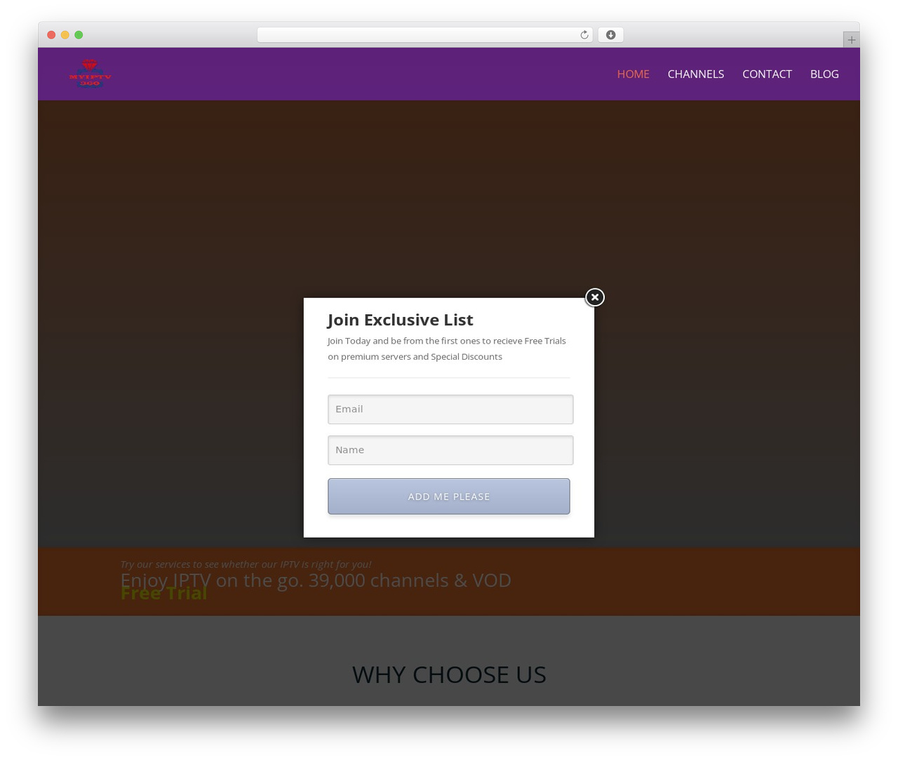 Theme WordPress Divi - myiptv360.com