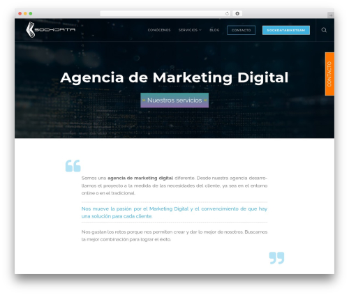 Theme WordPress Dylan WP - sockdata.com