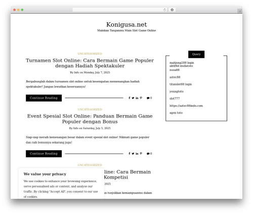Writee theme WordPress - konigusa.net Writee theme WordPress - konigusa.net