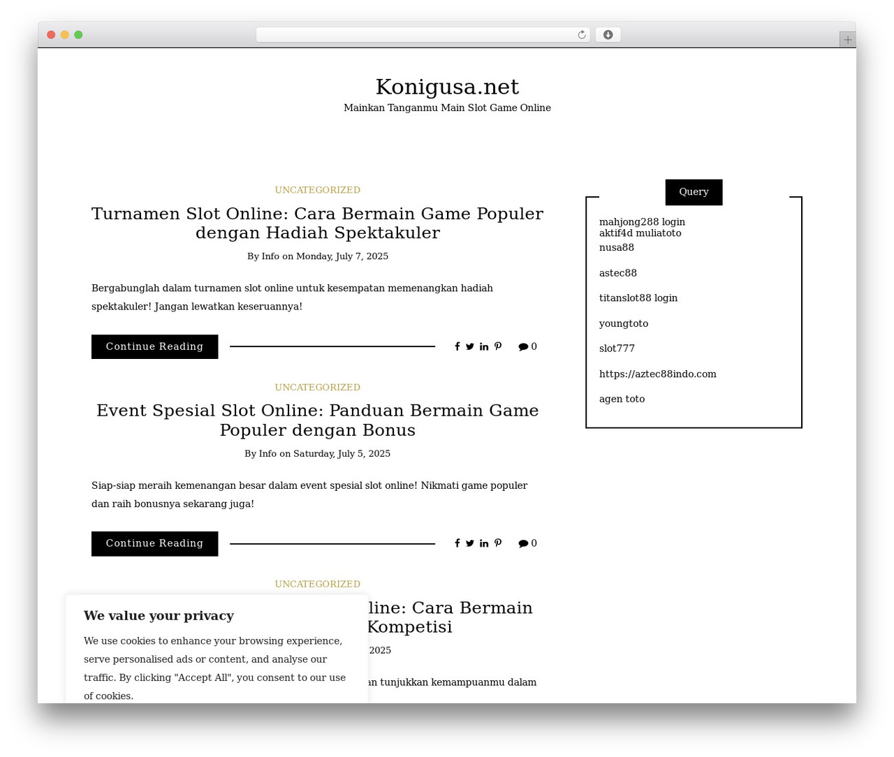 Writee theme WordPress - konigusa.net