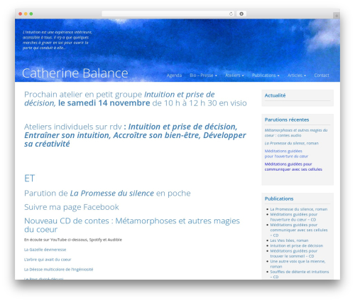 Bootstrap Basic free WP theme - catherinebalance.com Bootstrap Basic free WP theme - catherinebalance.com
