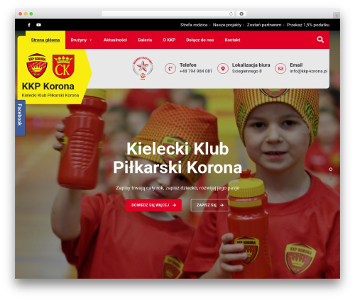 Construction Light top WordPress theme - kkp-korona.pl