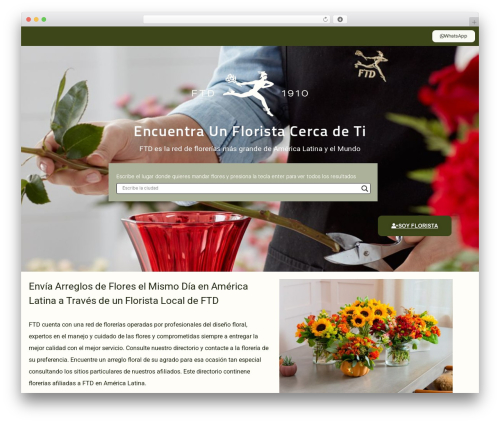 DirectoryEngine theme WordPress - floristasftd.com
