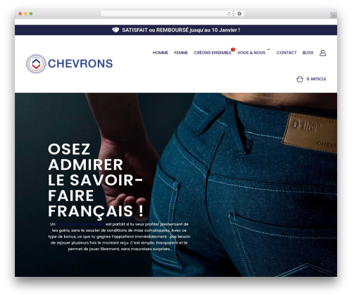 Divi best WordPress theme - chevrons.fr