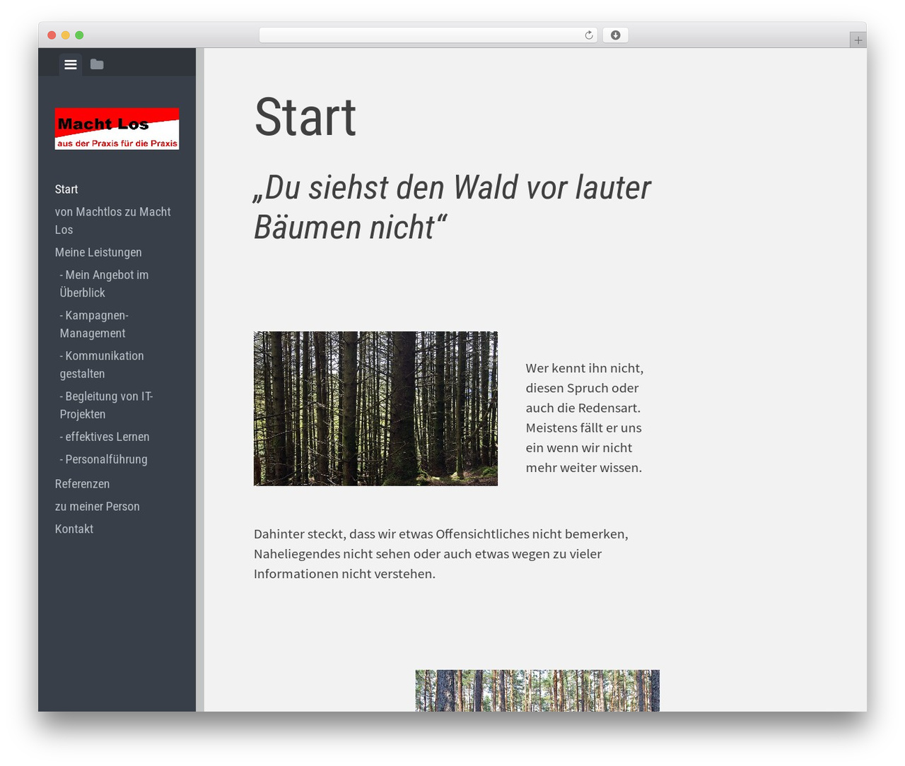 Editor theme WordPress - macht-los-mit.de