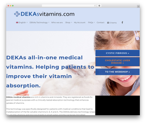 Reykjavik WordPress page theme - dekasvitamins.com