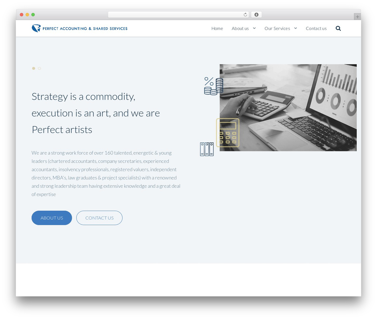WordPress theme Codrop - perfectaccounting.in