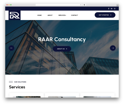 WordPress theme Conbix - raarconsultancies.com