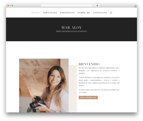 WordPress theme Divi - maraloy.com