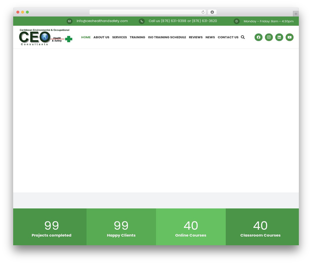 WordPress theme Impreza - ceohealthandsafety.com