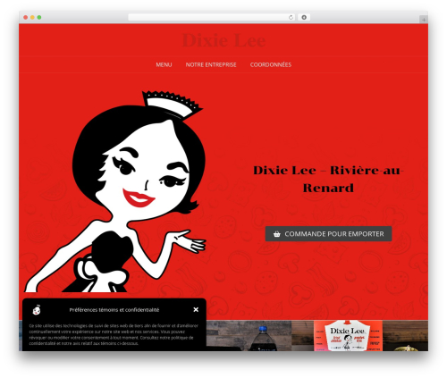 WordPress theme Lambda - dixielee-rar.com