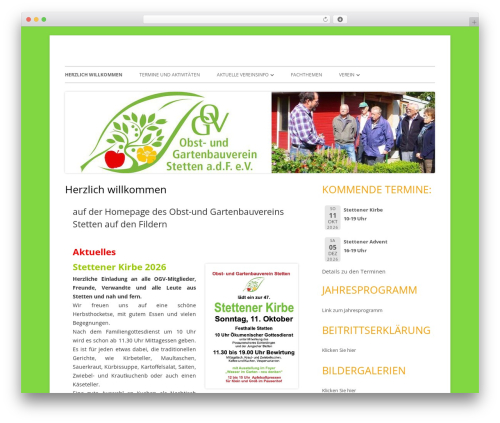 WordPress theme Tiny Forge - ogv-stetten.de