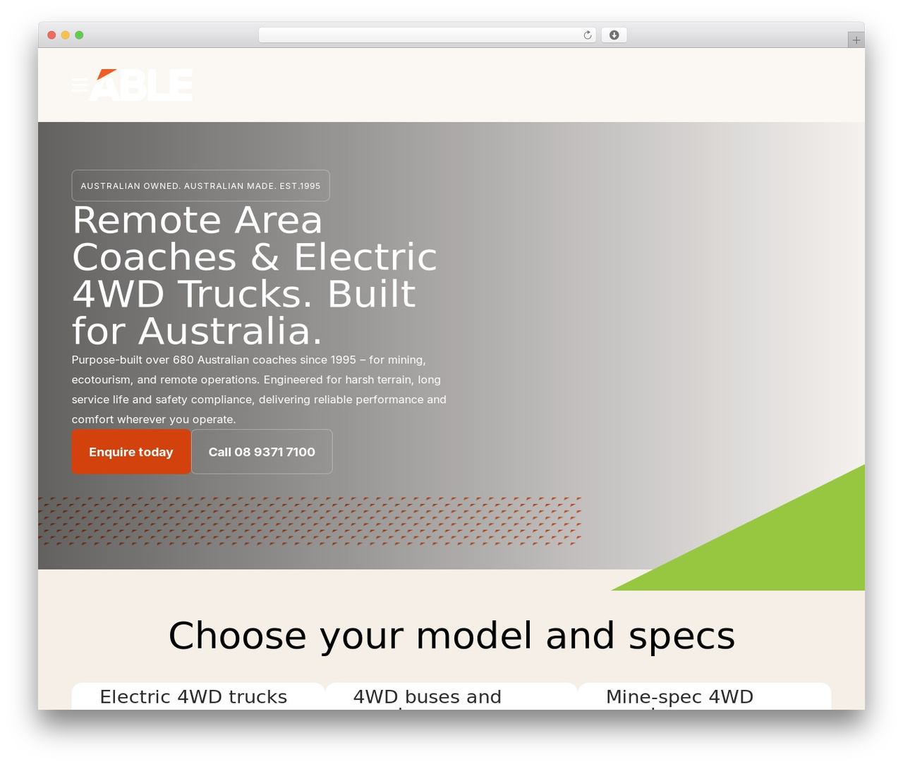Able EV Theme WordPress theme - ablebusandcoach.com.au