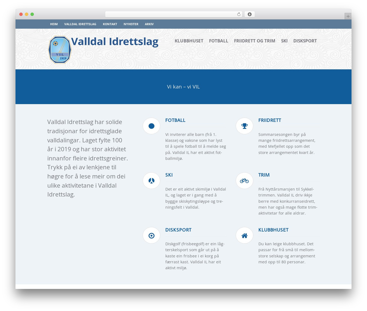 Affluent Pro WordPress theme - valldalil.no