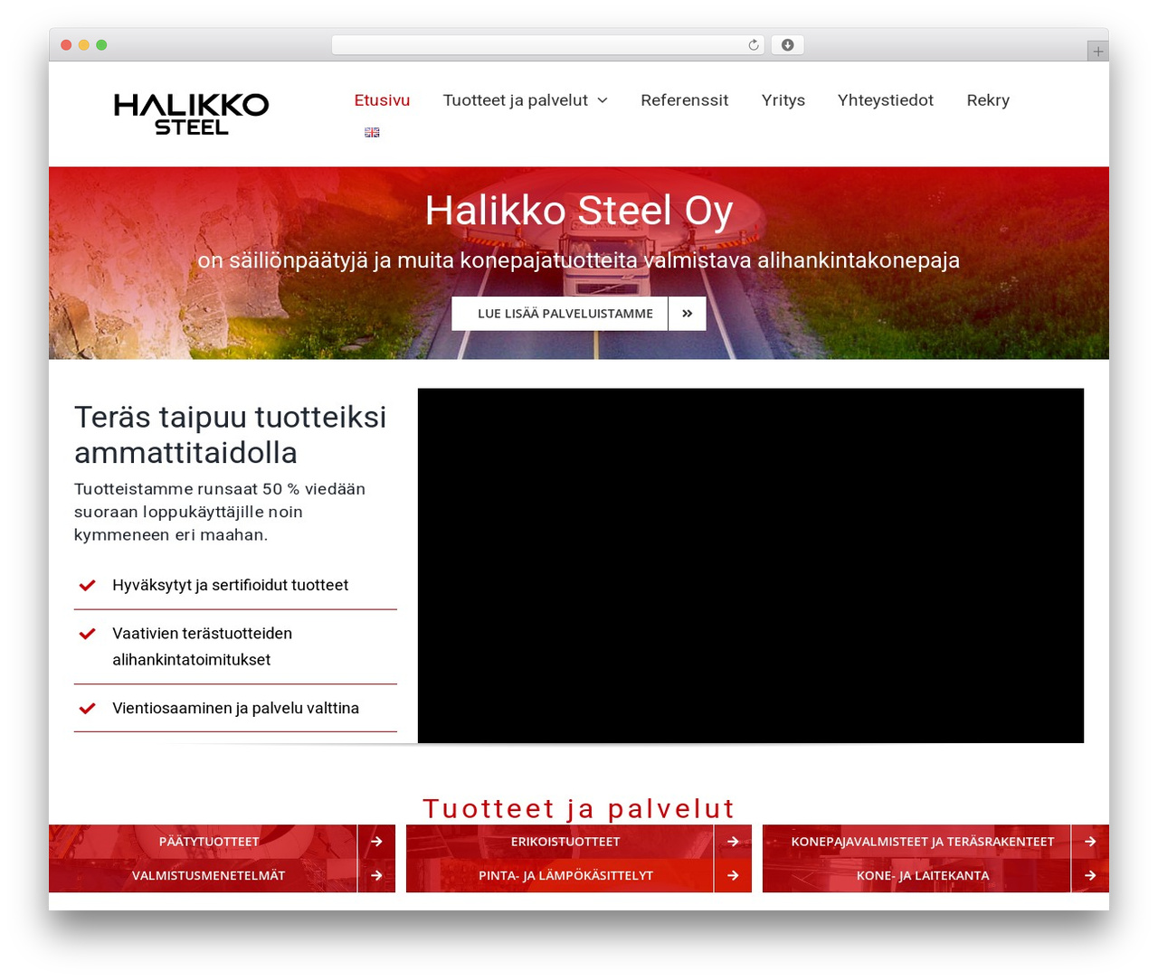 Avada WordPress theme - halikkosteel.com