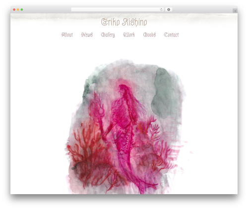 childTheme WP theme - erikokishino.com