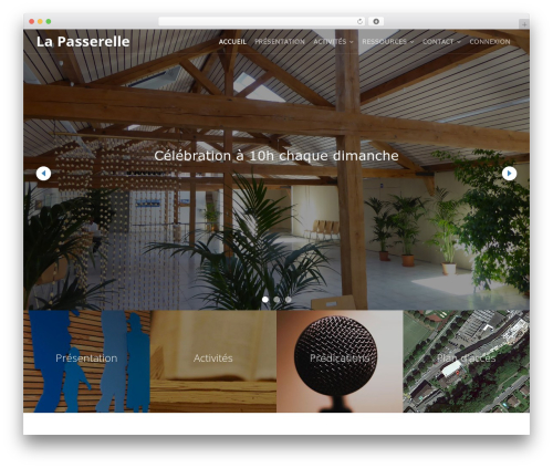 Create WordPress theme - lapasserelle.ch