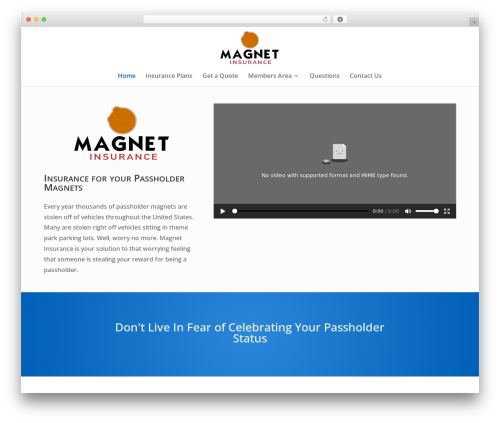 Divi WordPress website theme - magnet-insurance.com