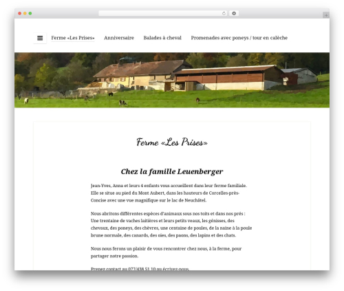 Embla theme WordPress - fermelesprises.ch