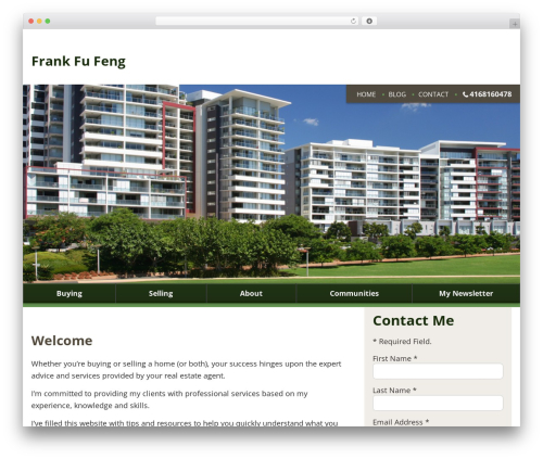 IXACT Framework premium WordPress theme - frankrealestatetoronto.com