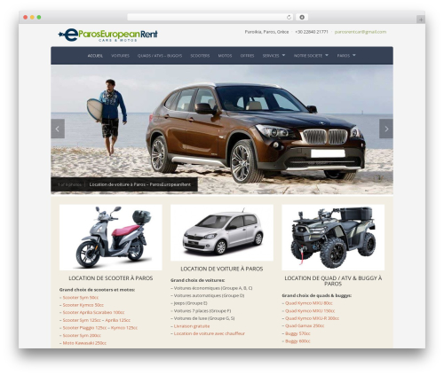 Leonardo best WordPress theme - paroslocationdevoiture.com