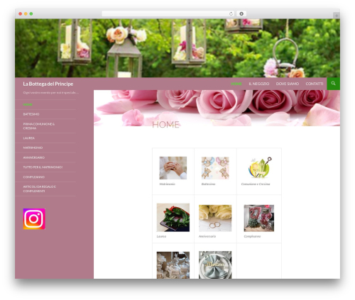 Madeini WordPress theme - labottegadelprincipe.com