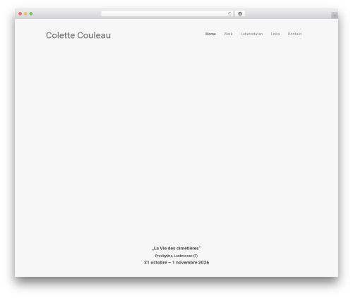 Make theme WordPress - colettecouleau.ch