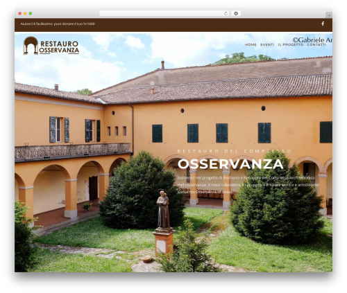 Theme WordPress Blessing - restaurosservanza.it