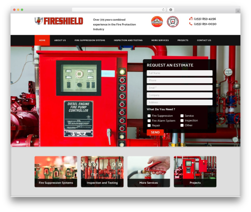 Theme WordPress Fireshield - fireshieldinc.com