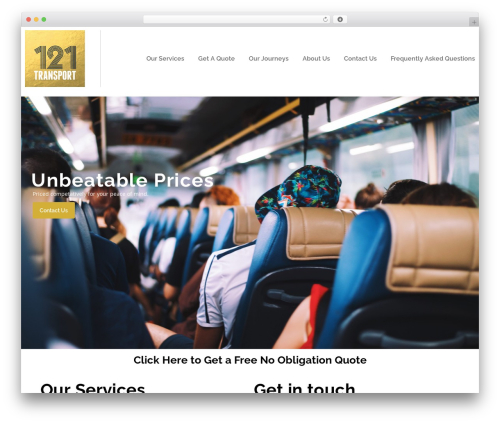 Transflash theme WordPress - minibushirehuddersfield.co.uk