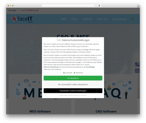 WordPress theme Southvision Theme - faceit-gmbh.ch