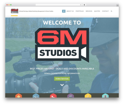 Boldial WordPress theme - 6mstudios.com