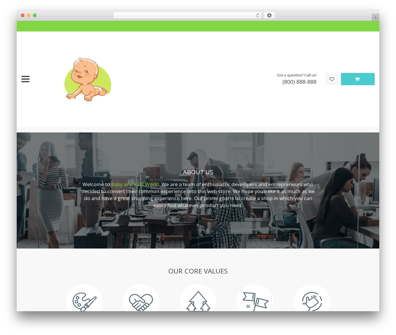 DavinciWoo Child best WordPress theme - babynkidsworld.com