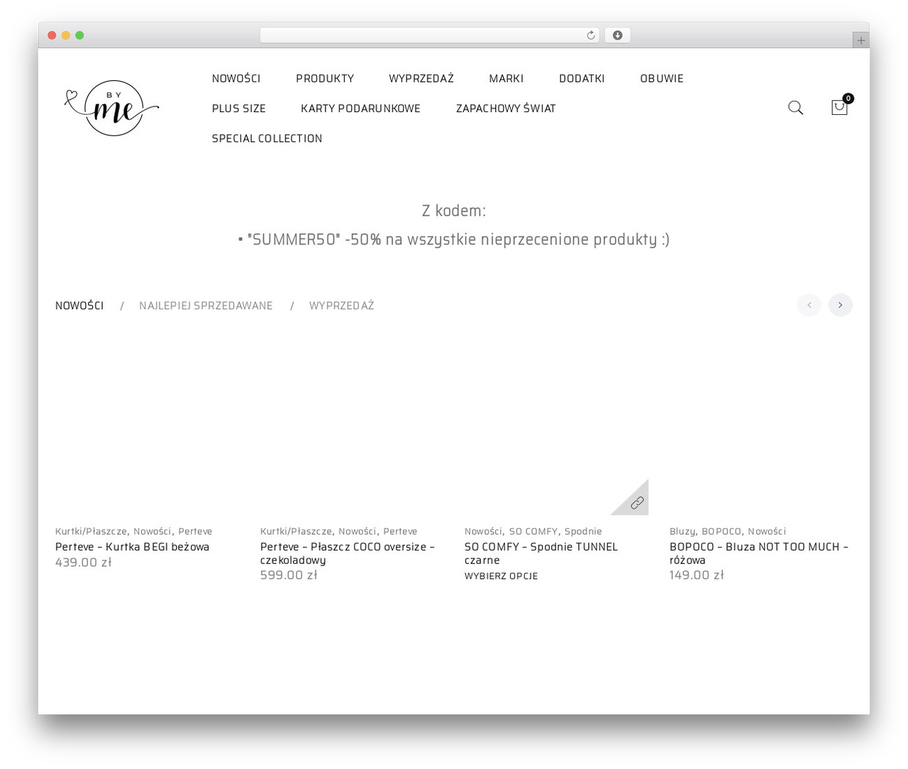Fluent WordPress theme - byme.pl