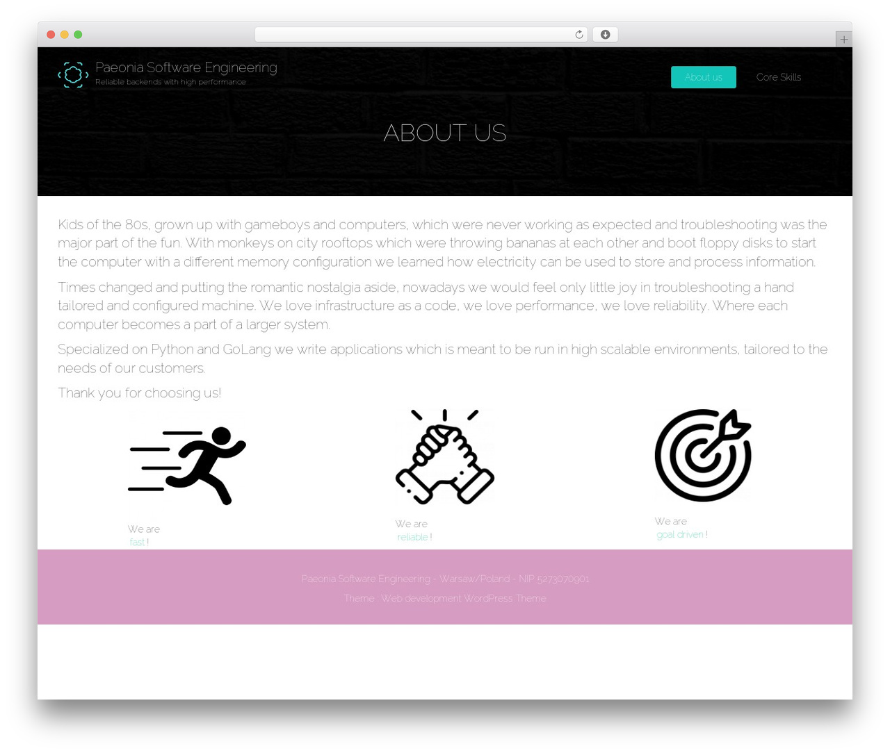 Web Development WordPress theme - paeonia.tech Web Development WordPress theme - paeonia.tech