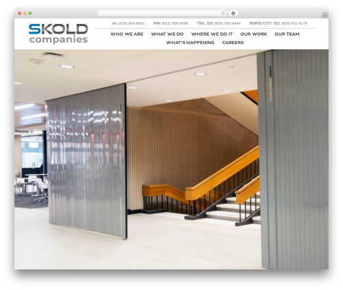 WordPress Elixir company WordPress theme - skoldcompanies.com