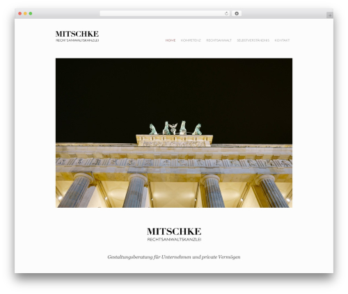 WordPress theme Ample - mitschke-legal.com
