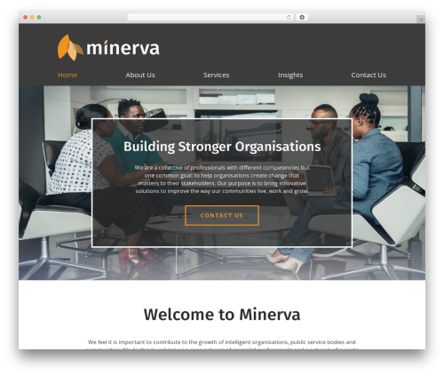 WordPress theme Theme 4 - minerva.company