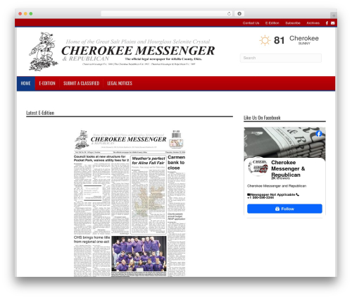Webads stats WordPress plugin - cherokeemessengerrepublican.com