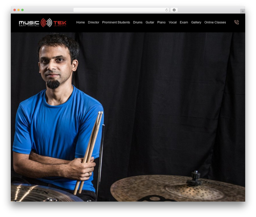 darktheme theme WordPress - musictek.org
