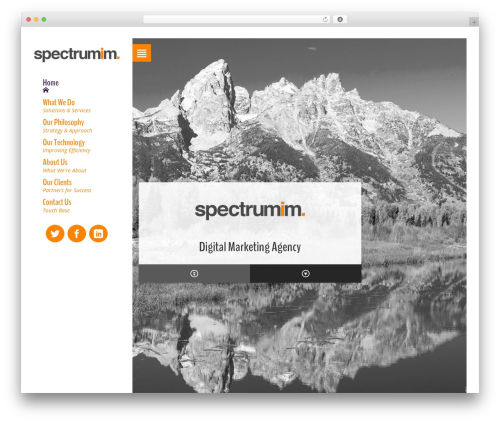 Panes WordPress theme - spectrumim.com