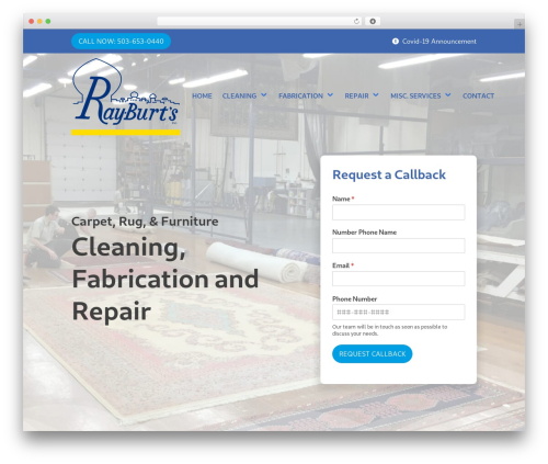 rayburts WordPress theme - rayburts.com