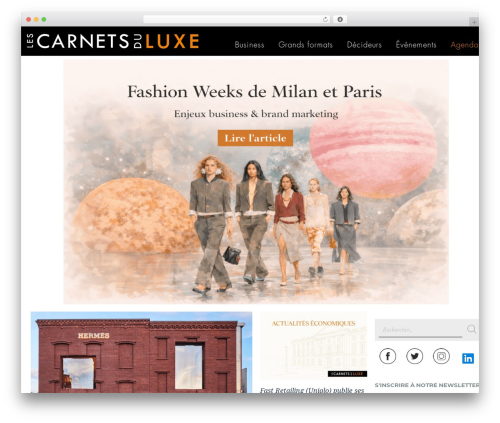 Theme WordPress Buzz - www.carnetsduluxe.com